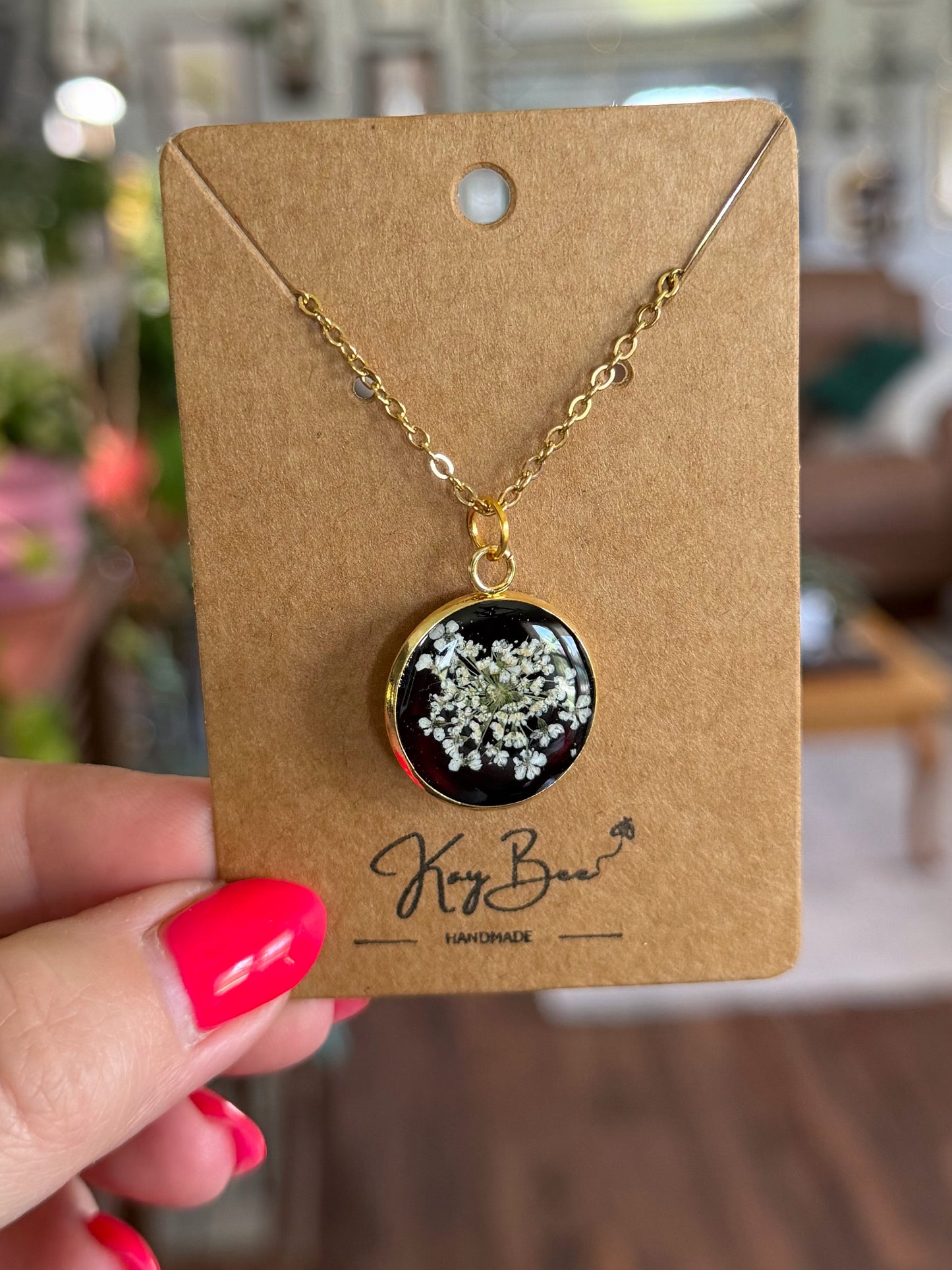 Queen Anne’s Lace Necklace