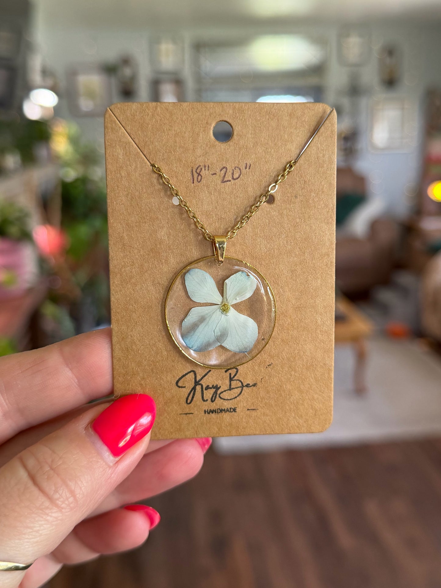 Hydrangea Necklace