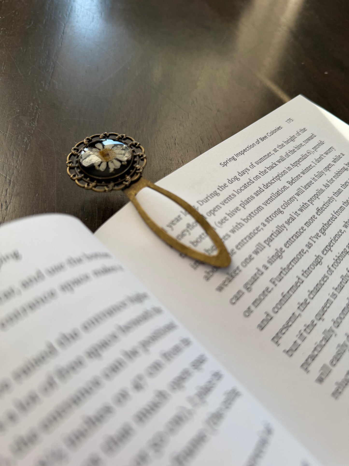 Round Feverfew Bookmark