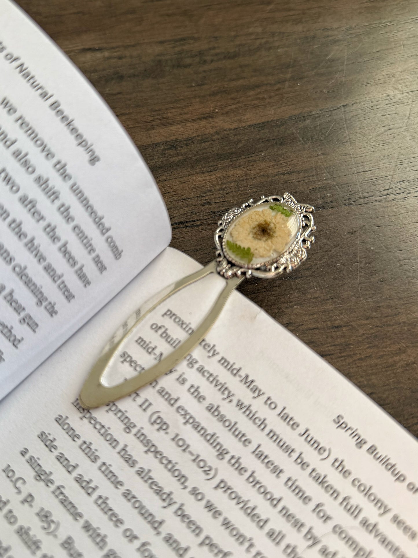 Butterfly Feverfew Bookmark