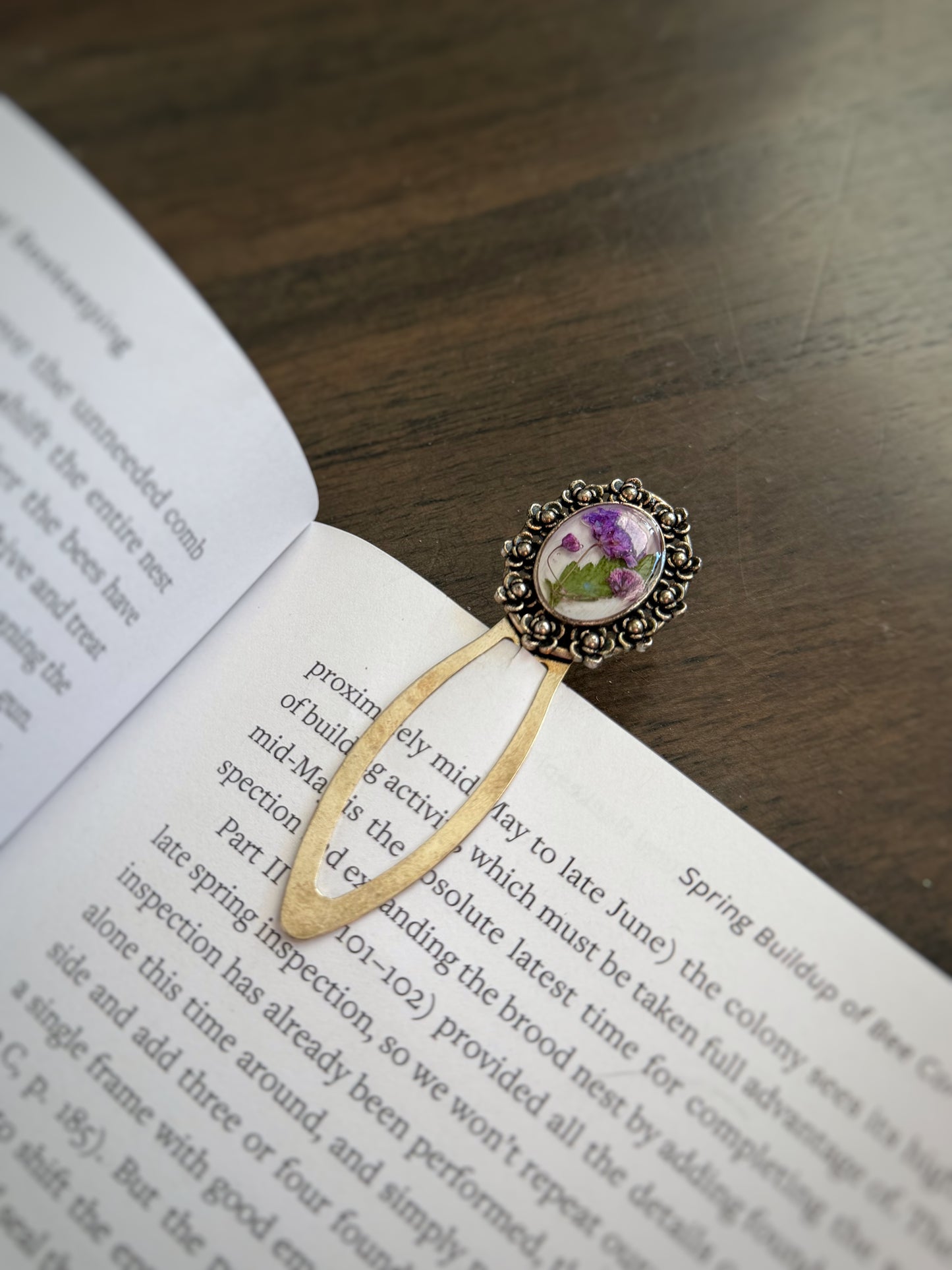 Purple Baby’s Breath Bookmark