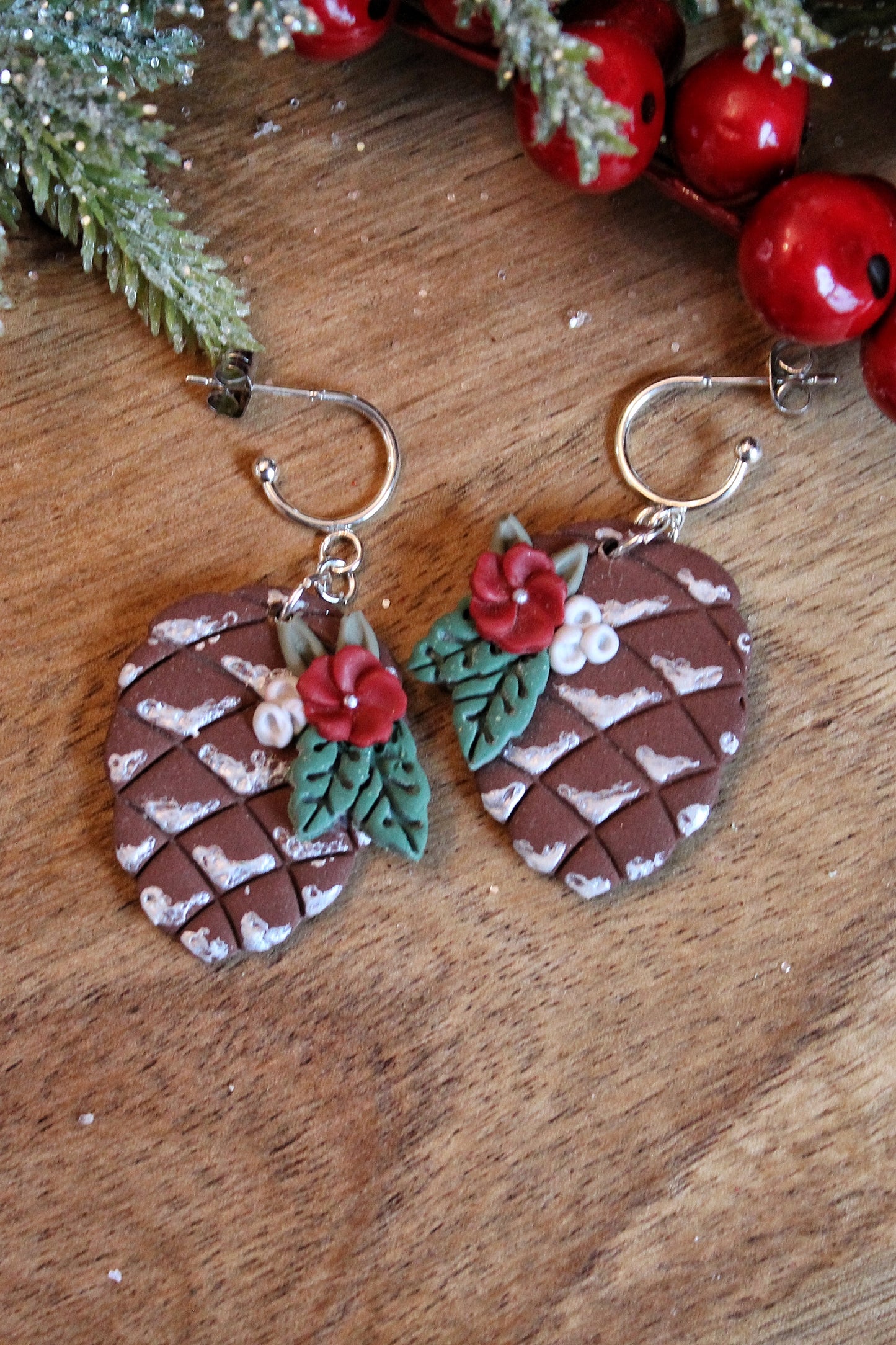 Floral Pinecones