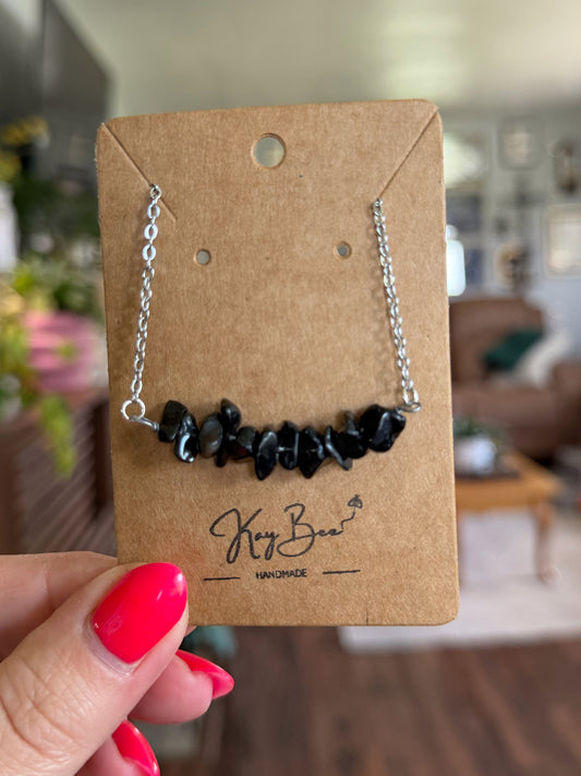 Jasper Chip Necklace