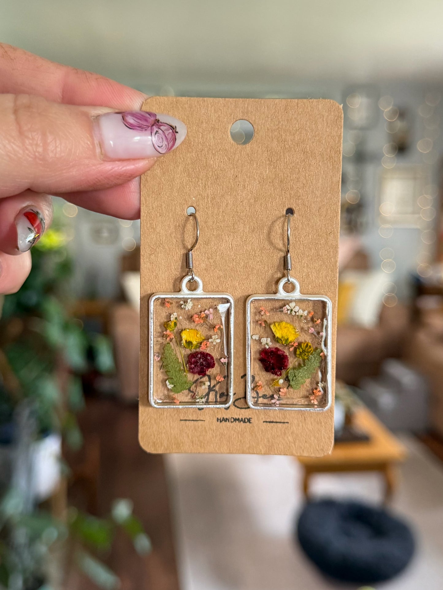 Dyed Baby's Breath Rectangles