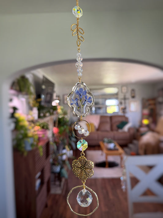 Gold Lobelia Sun Catcher