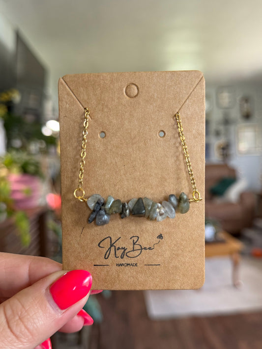 Labradorite Chip Necklace
