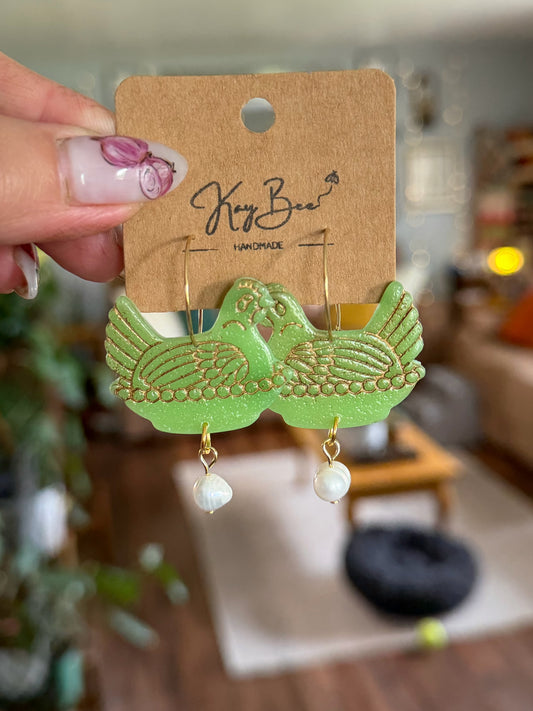 Hen on a Nest Hoops