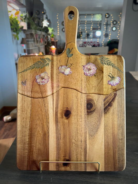 Rose Paddle Charcuterie Board