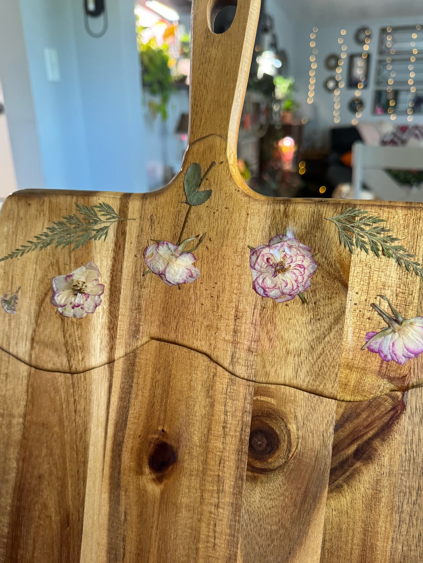 Rose Paddle Charcuterie Board