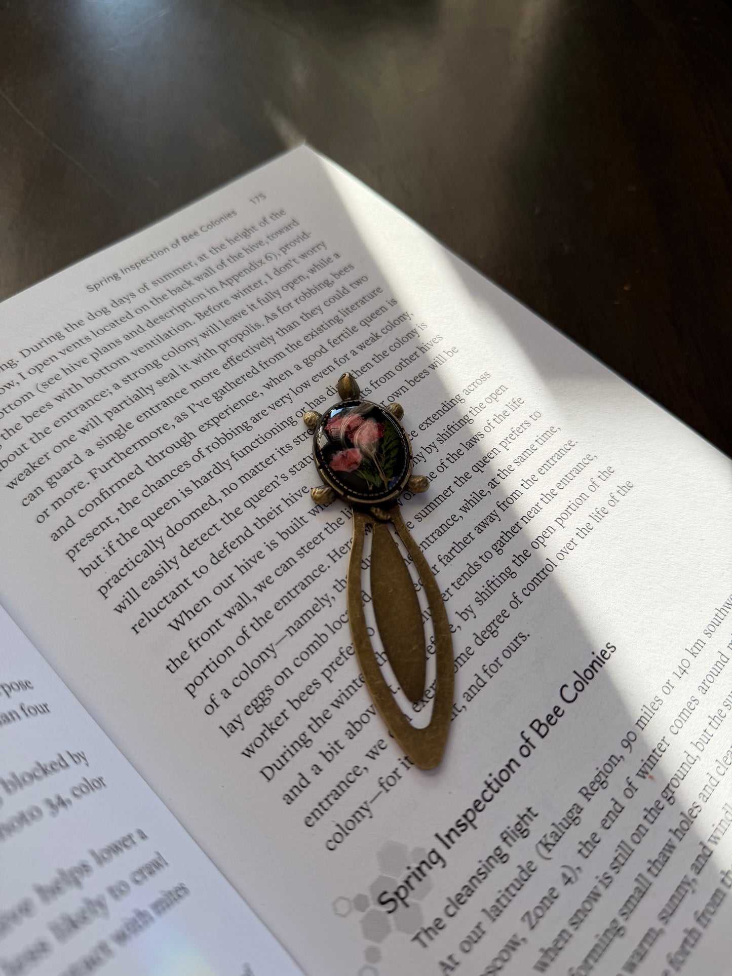 Turtle Baby’s Breath Bookmark
