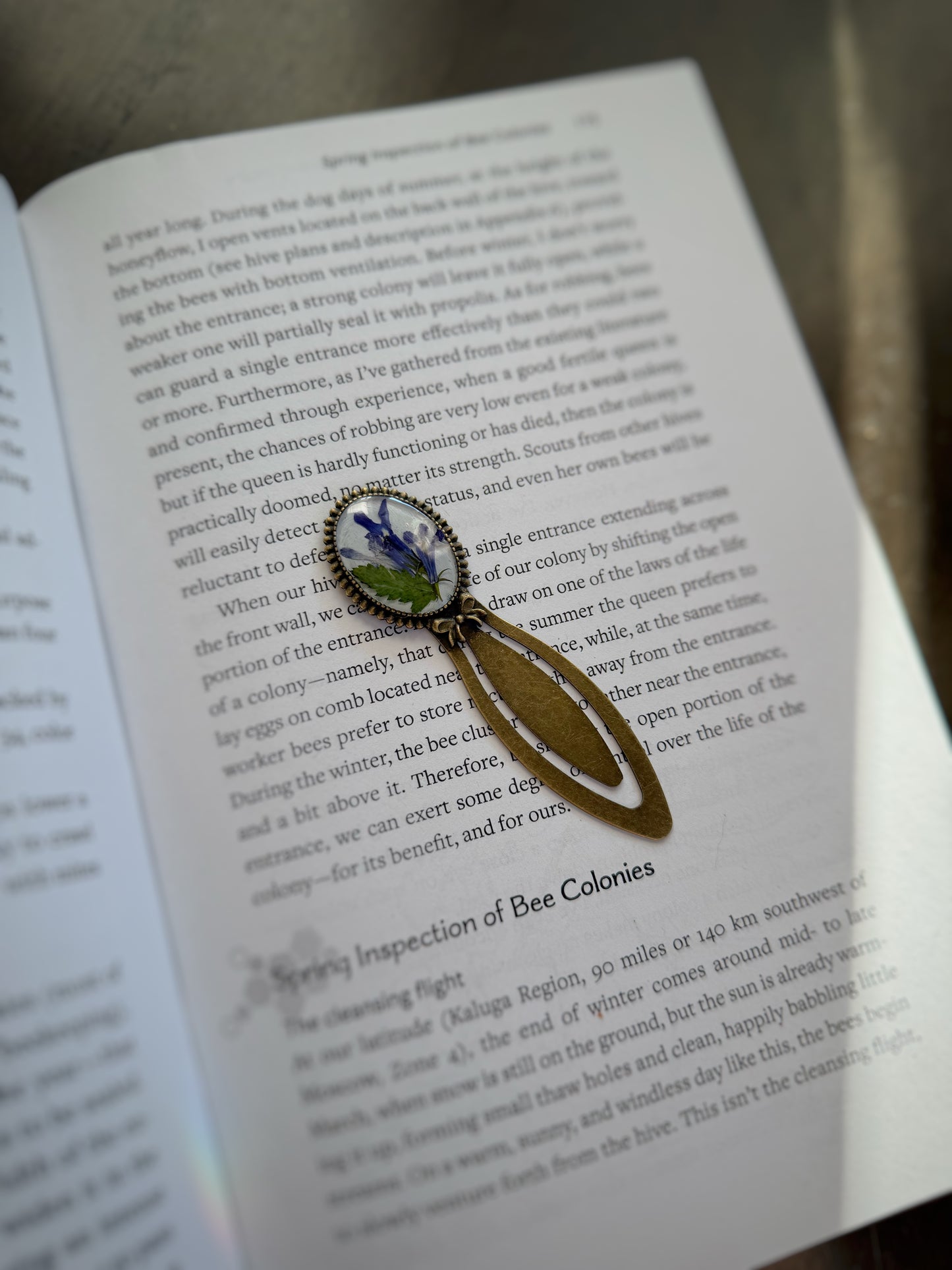 Lobelia Bookmark