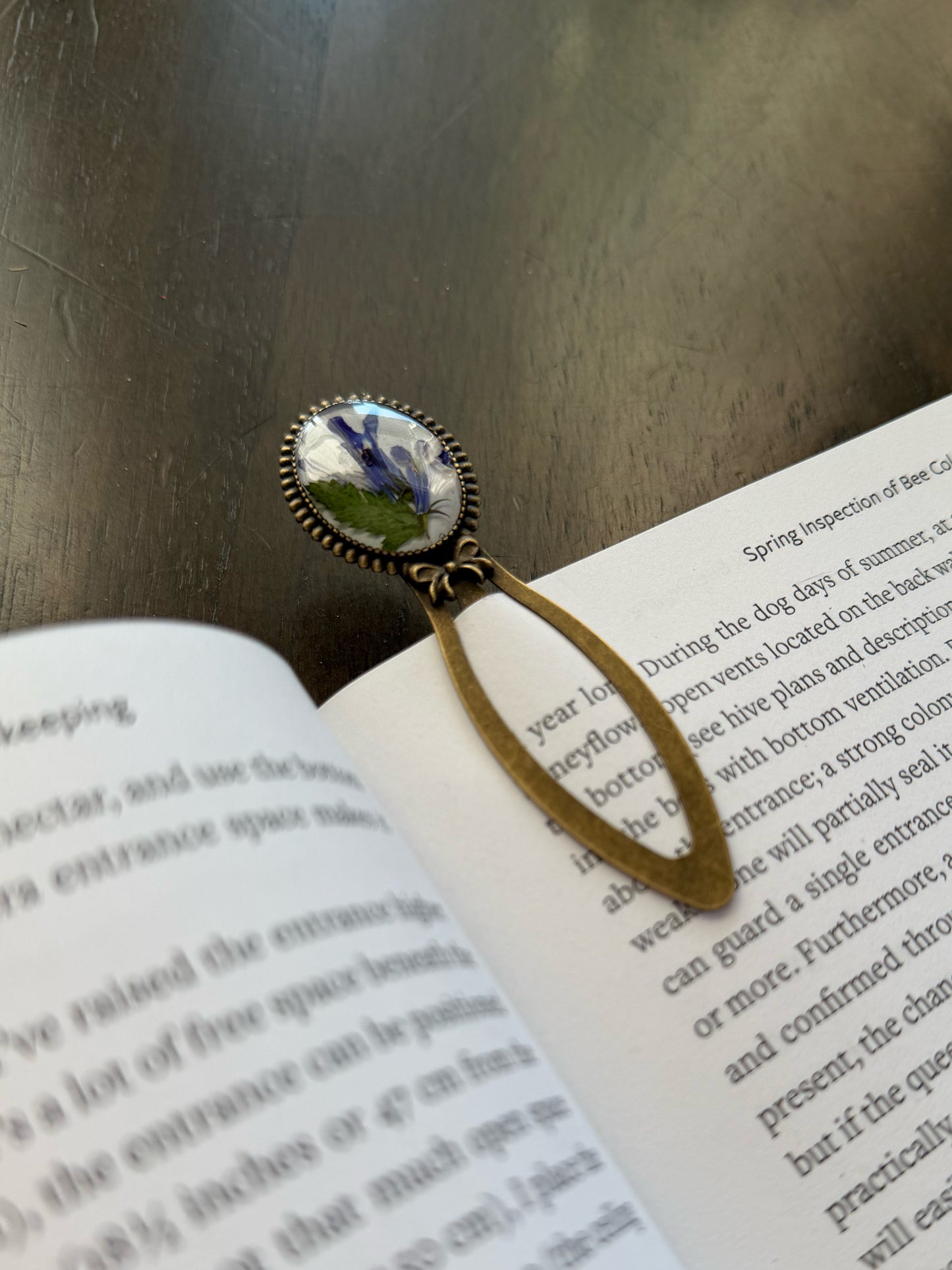 Lobelia Bookmark