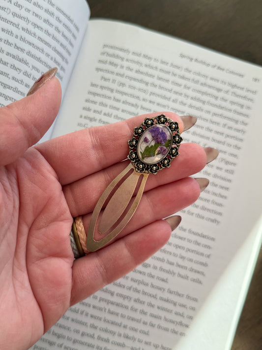 Purple Baby’s Breath Bookmark