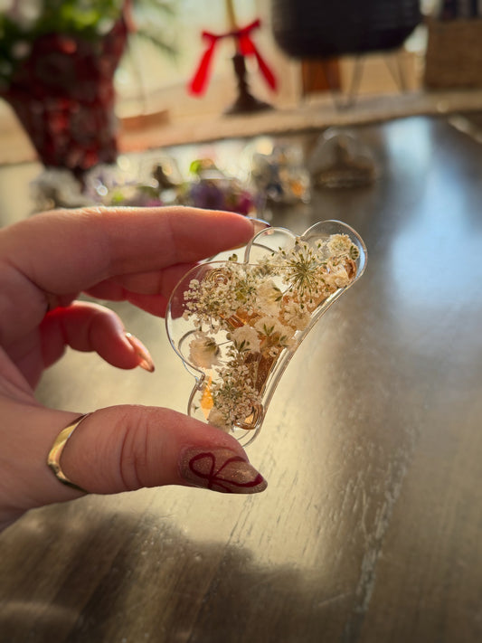 Baby’s Breath Cloud Claw Clip