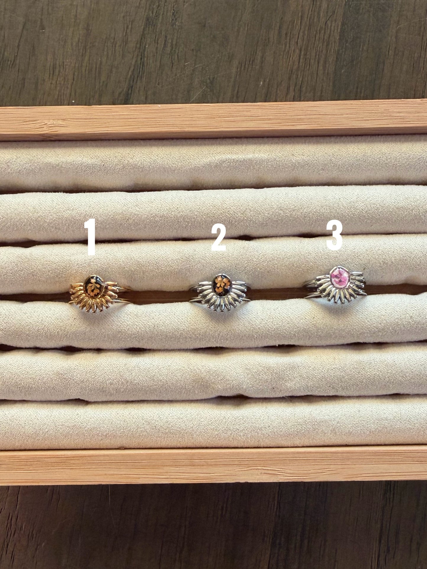 Sunflower Adjustable Ring