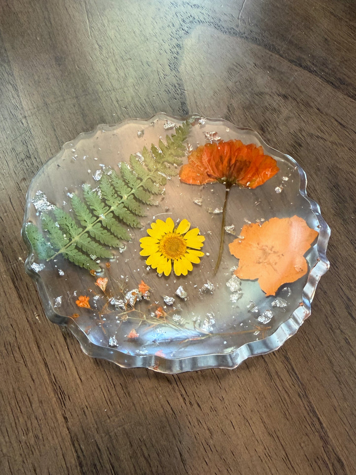 Yellow Daisy Ring Dish