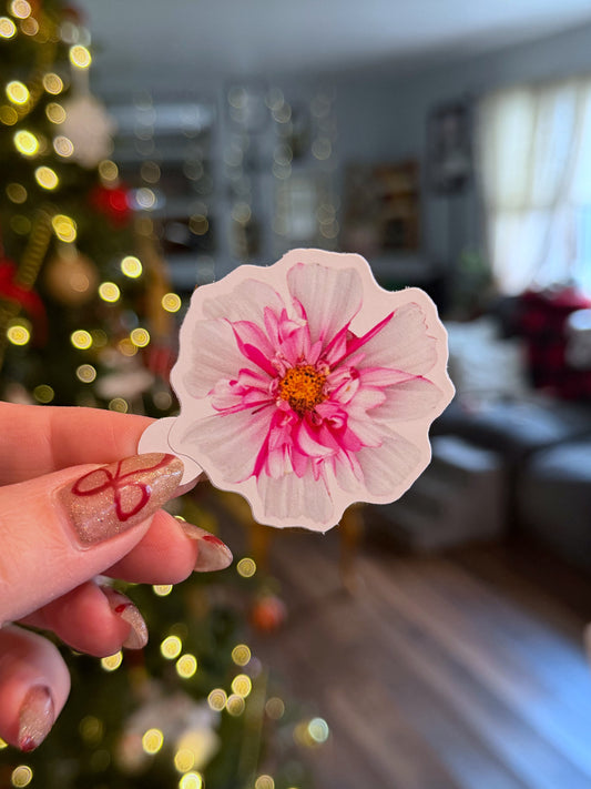 Double Click Violet Cosmos Sticker