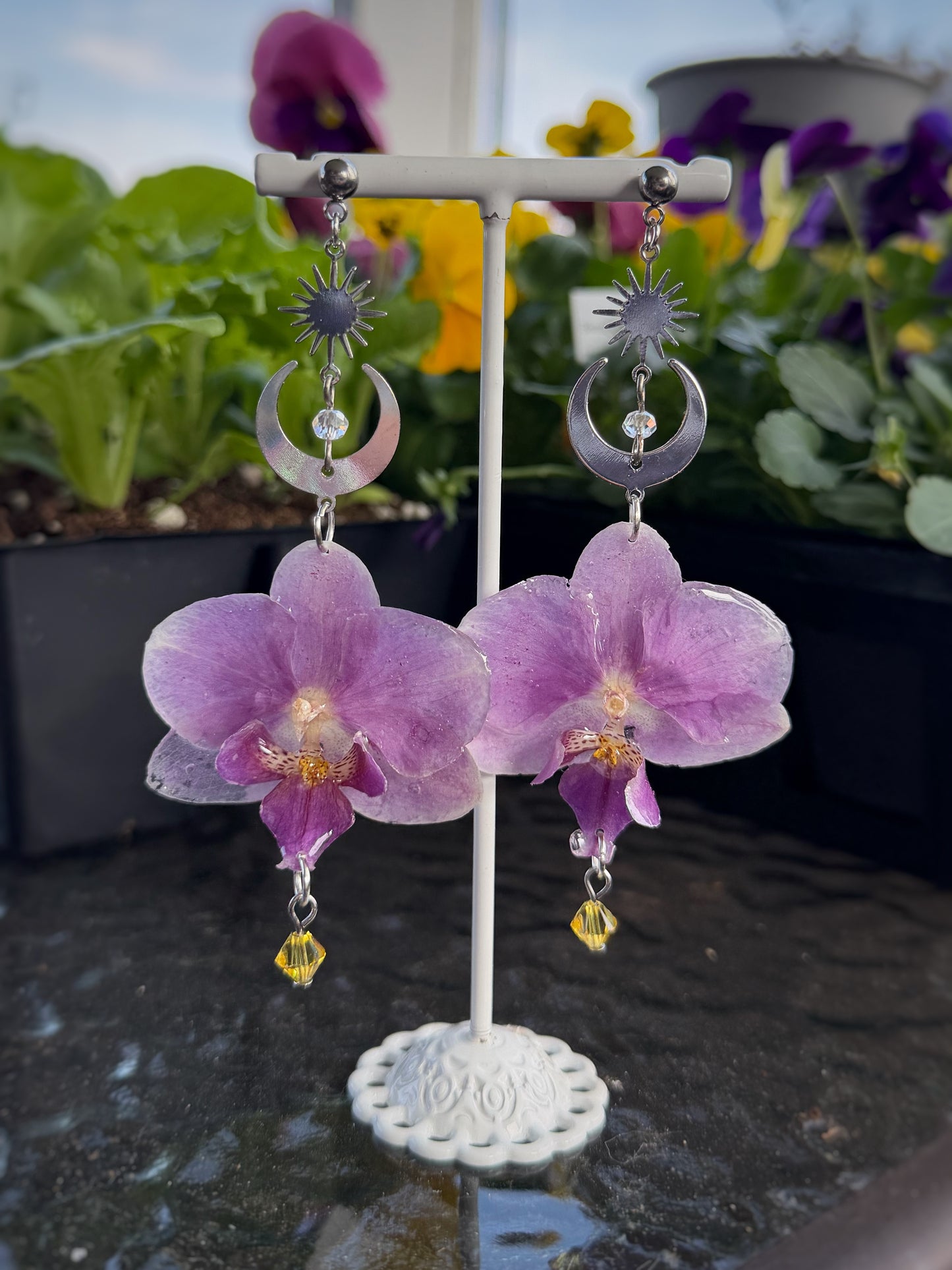 Celestial Phalaenopsis Orchid Dangles