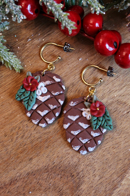 Floral Pinecones