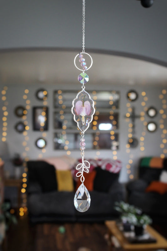 Bleeding Heart Droplet Sun Catcher