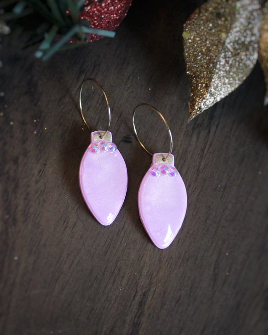 Chrome Christmas Light Hoops