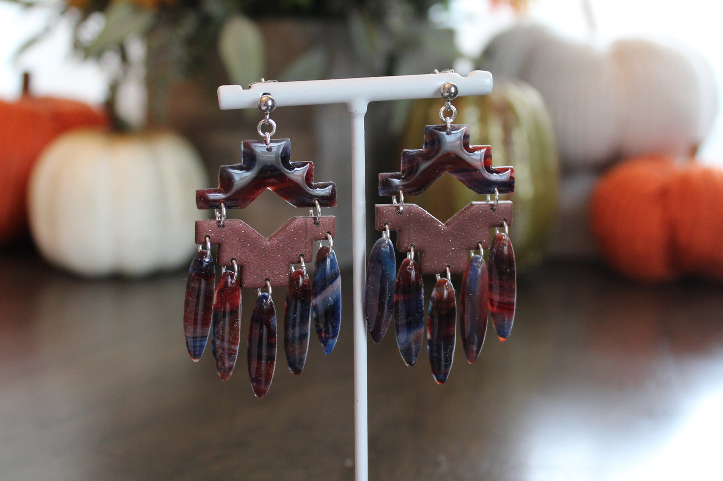 Dark Aztec Dangles